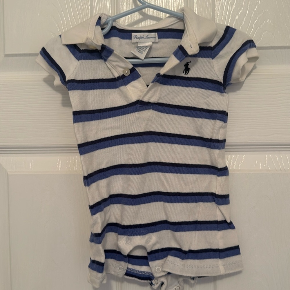 Ralph Lauren collared onesie